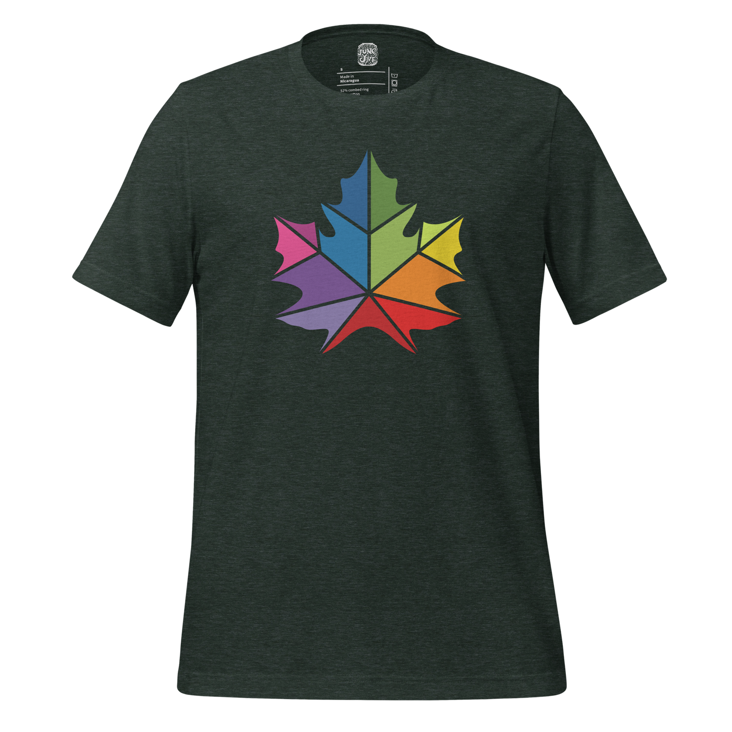 Rainbow Maple Leaf T-Shirt