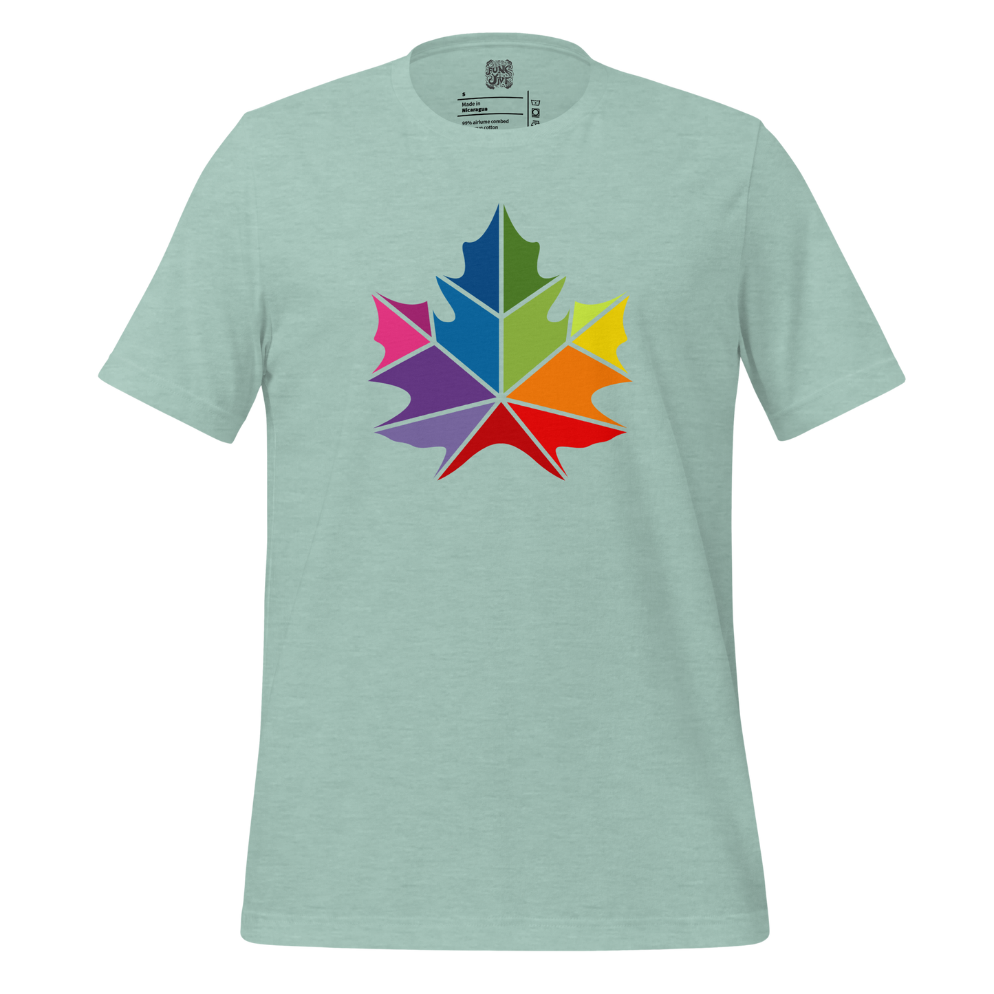 Rainbow Maple Leaf T-Shirt